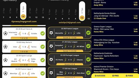 fixed matches today